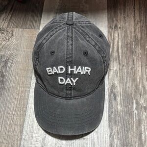 Gray 'Bad Hair Day' Cap